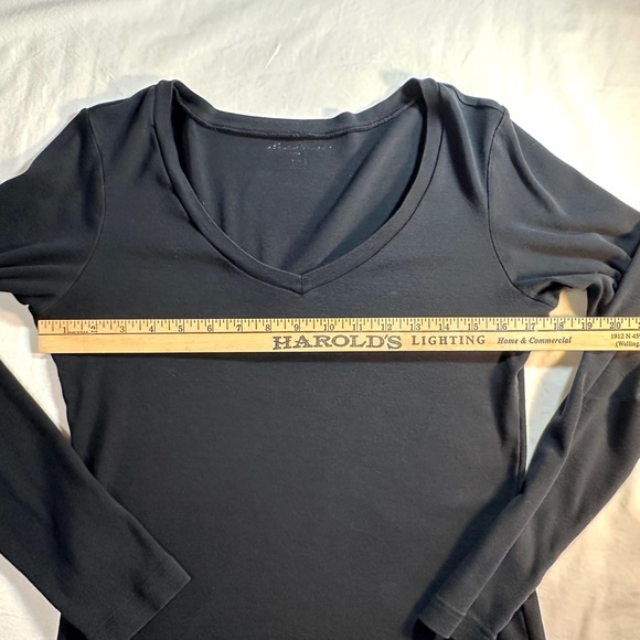 Eddie Bauer Black Cotton Long Sleeve T Shirt - M - Picture 6 of 9